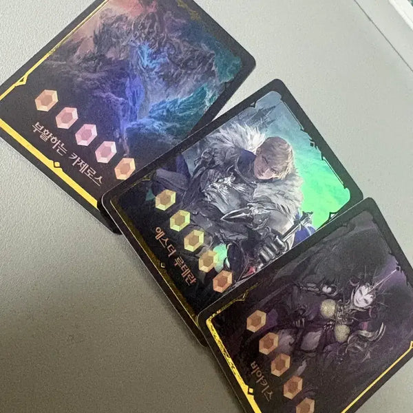 [BUNJANG] Lost Ark Vykas, Esther, Lutheran Cards Bundle Set / 비아키스, 에스더 루테란 로아 카드