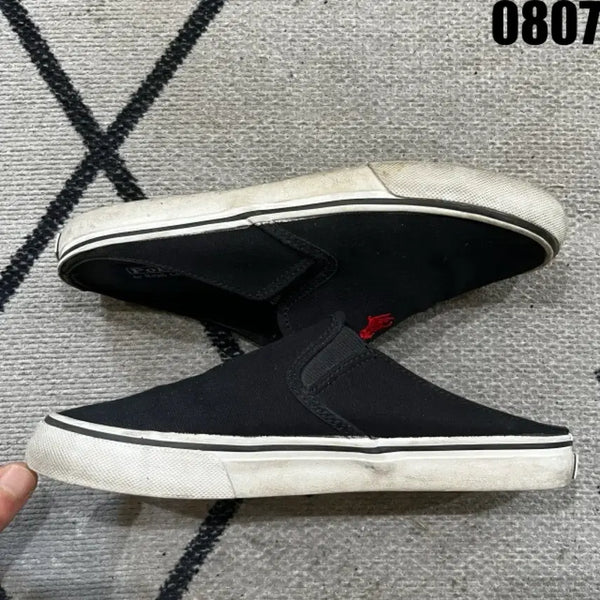 [BUNJANG] Polo Ralph Lauren Black Mule Sneakers (US 7.5) / 폴로 랄프로렌 블랙 뮬 스니커즈245