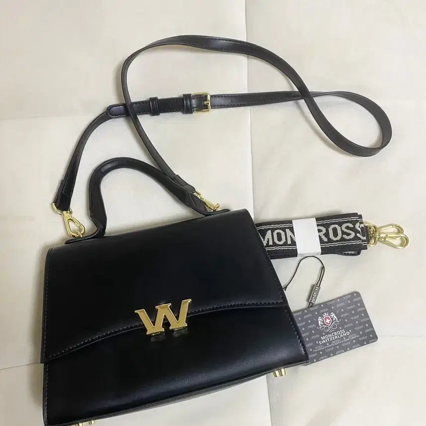 [BUNJANG] Moncross Double W Point Tote Bag / 몽크로스 더블유 포인트 토드백