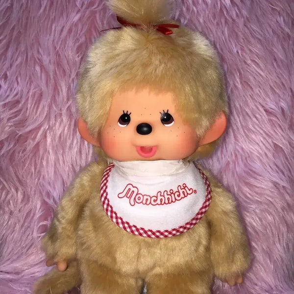 [BUNJANG] Beige Standard Monchhichi M Size / 베이지 스탠다드 몬치치 M 사이즈