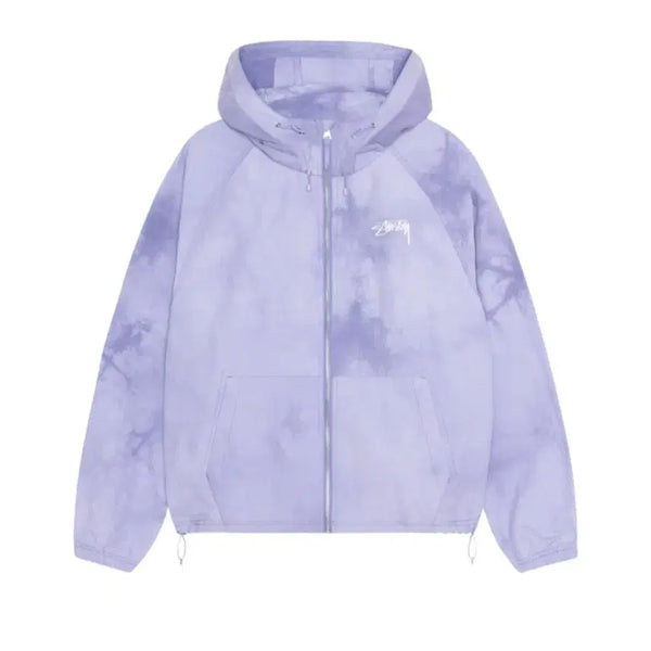 [BUNJANG] Stüssy Beach Shell Wave Dye Lilac Windbreaker M / 스투시 비치쉘 웨이브 다이 라일락 바람막이 M