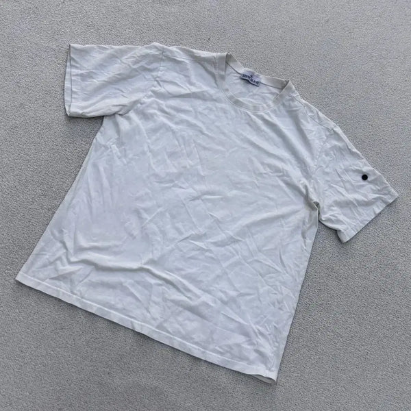 [BUNJANG] Vintage Men's Plain Short Sleeve T-Shirt / 실측확인 빈티지 남성 무지 반팔 티셔츠 0618E2