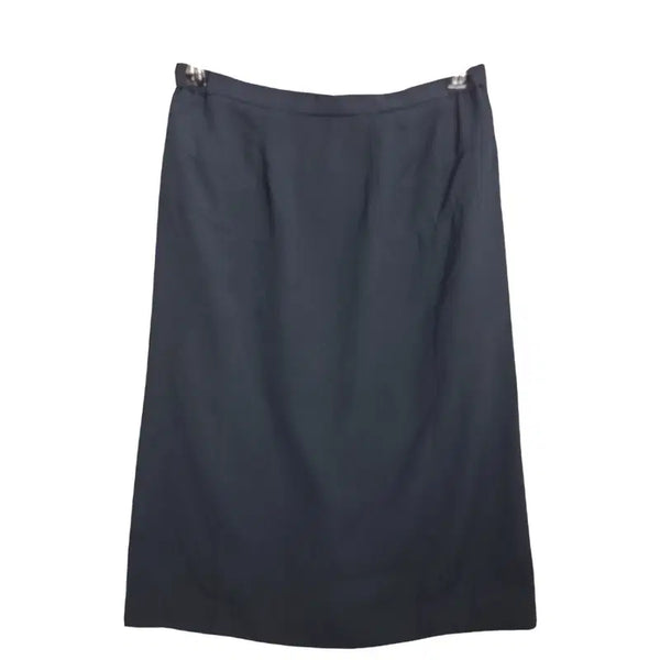[BUNJANG] NONA Vintage Navy Skirt Polyester 100% (28 inch) / NONA 빈티지 네이비 스커트 [28인치] 폴리에스터 100%