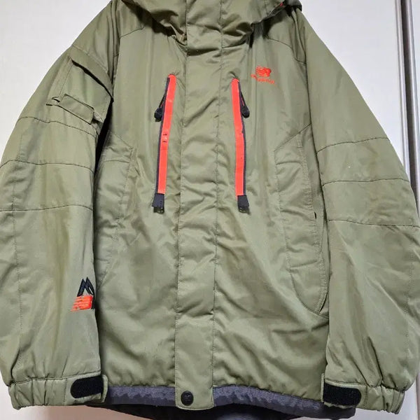 [BUNJANG] New Balance Padded Ski/Snowboard Jumper Jacket (Khaki, Men's L) / 뉴발란스 패딩 스키복/보드복점퍼 카키색