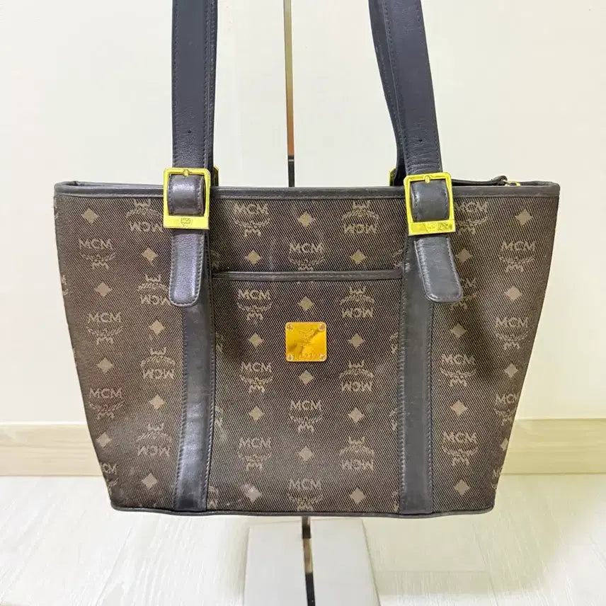 [BUNJANG] MCM Visetos Tote Bag Brown / MCM 비세토에 토트백 브라운