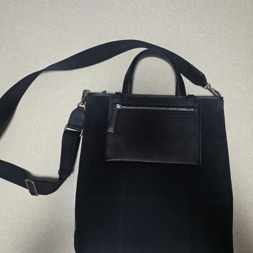 [BUNJANG] Daks Check Tote Bag Cross Bag Laptop Bag / 닥스 체크 토트백 크로스백 노트북 가방