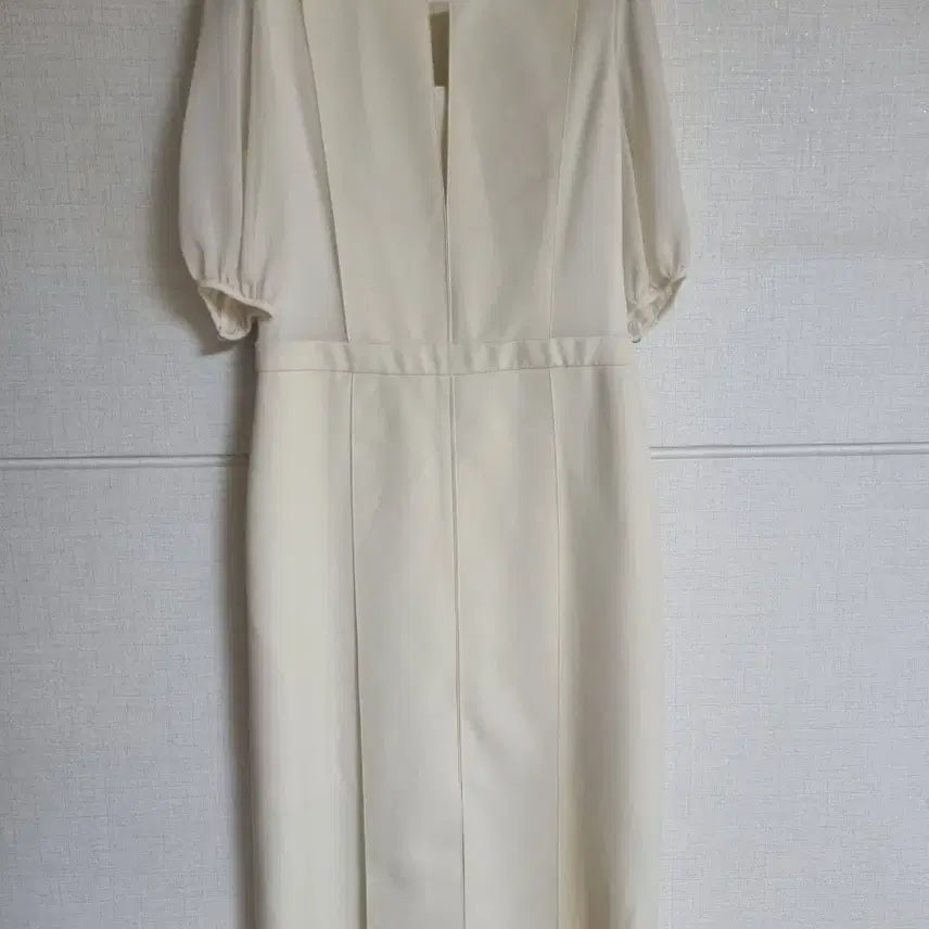 [BUNJANG] MOJO.S.FINE Ivory Summer Long Dress Size 66 / [모조에스핀] 아이보리 여름원피스 66사이즈