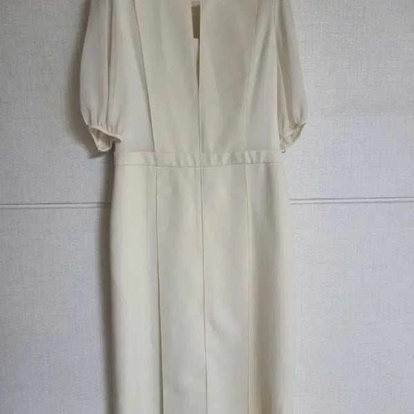 [BUNJANG] MOJO.S.FINE Ivory Summer Long Dress Size 66 / [모조에스핀] 아이보리 여름원피스 66사이즈