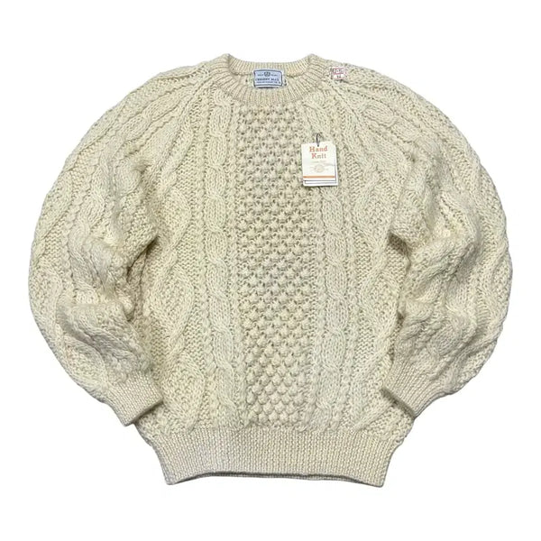 [BUNJANG] Crescent Max Hand Cable Knit Sweater / (바배) 크레센트 맥스 핸드 꽈배기 케이블 스웨터 니트