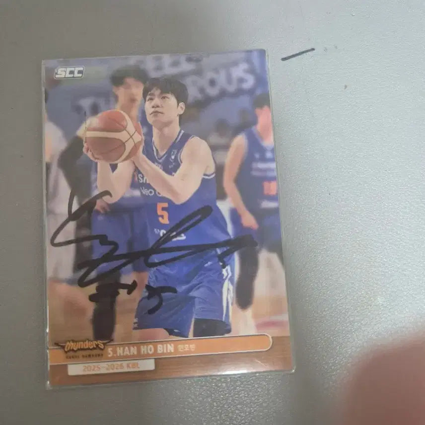 [BUNJANG] Seoul Samsung Thunders S. Han Ho-bin Player Card (2025-2026 KBL) / 서울 삼성 썬더스 S.한호빈 선수 카드 (2025-2026 KBL)