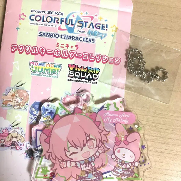 [BUNJANG] Project Sekai Momoi Airi Sanrio Characters Collaboration Acrylic Keyring / 프로젝트 세카이 모모이 아이리 산리오 캐릭터즈 콜라보 아크릴 키링 프세카 모모점