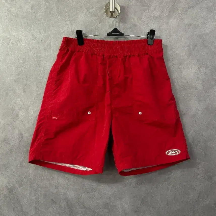 [BUNJANG] Women's Anorak Shorts - Red (Size M) / 여성 아노락 반바지 레드 여성 M