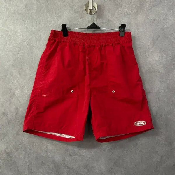 [BUNJANG] Women's Anorak Shorts - Red, Size M / 여성 아노락 반바지 레드 여성 M