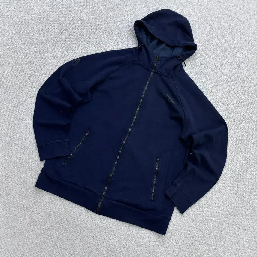 [BUNJANG] The North Face Men's Navy Hooded Zip-Up Jacket / 100 노스페이스 남성 네이비 후드 집업 자켓 0625E
