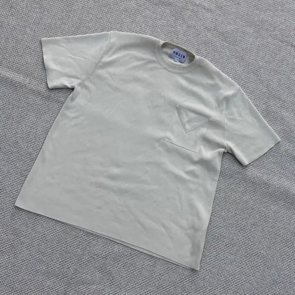 [BUNJANG] Solid Homme Men's Short Sleeve Knit Polo Shirt / 46 솔리드옴므 남성 포켓 반팔 니트 0720E