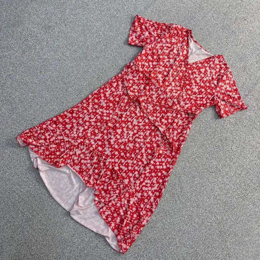 [BUNJANG] Vintage Women's Short Sleeve Dress / 실측확인 빈티지 여성 반팔 원피스 0806J1