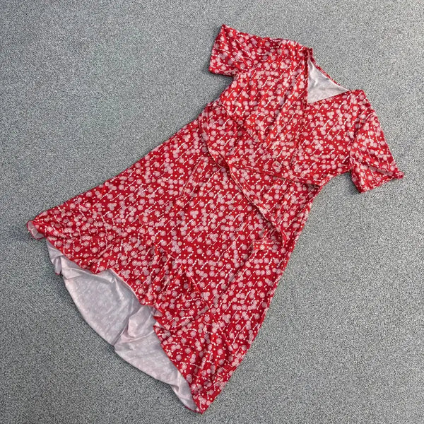 [BUNJANG] Vintage Women's Short Sleeve Dress / 실측확인 빈티지 여성 반팔 원피스 0806J1