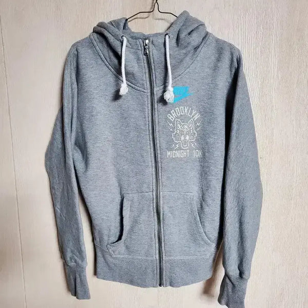 [BUNJANG] Nike Fleece Full-Zip Hoodie Women's Medium Gray / 나이키 후드집업 기모 그레이 여성 m