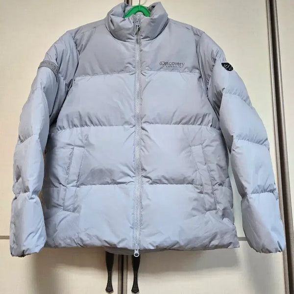[BUNJANG] Discovery Expedition Lightweight Padded Jumper Light Gray / 디스커버리 패딩 점퍼 라이트 그레이