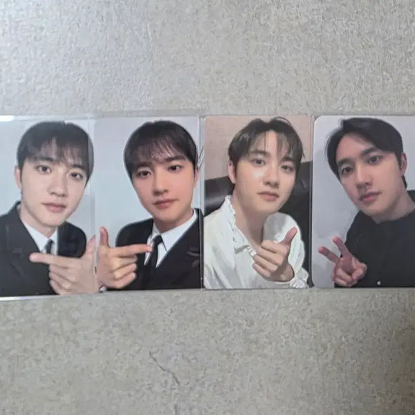 [BUNJANG] EXO D.O. Doh Kyung Soo Photocard Set / 엑소 디오 도경수 포카 4종