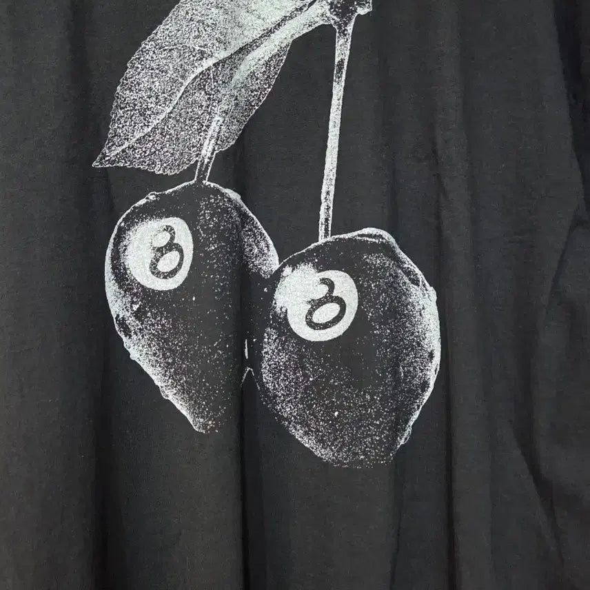 [BUNJANG] Stussy Cherry T-Shirt Black XXL / 스투시 체리 블랙 XXL(115 사이즈) 상태 최상