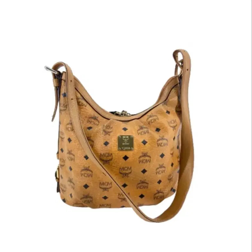 [BUNJANG] MCM Visetos Hobo Bag Brown / MCM 비세토스 호보백 브라운