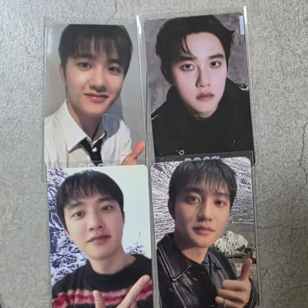[BUNJANG] EXO D.O. Do Kyungsoo 4 Photocards Bundle Set / 엑소 디오 도경수 포카 4종