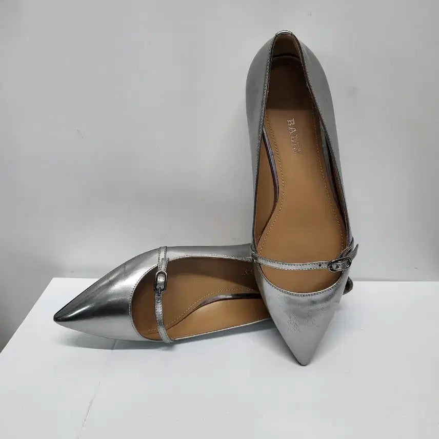 [BUNJANG] Bally Women's Silver Tone Pumps / 발리여자펌프스(무료배송)