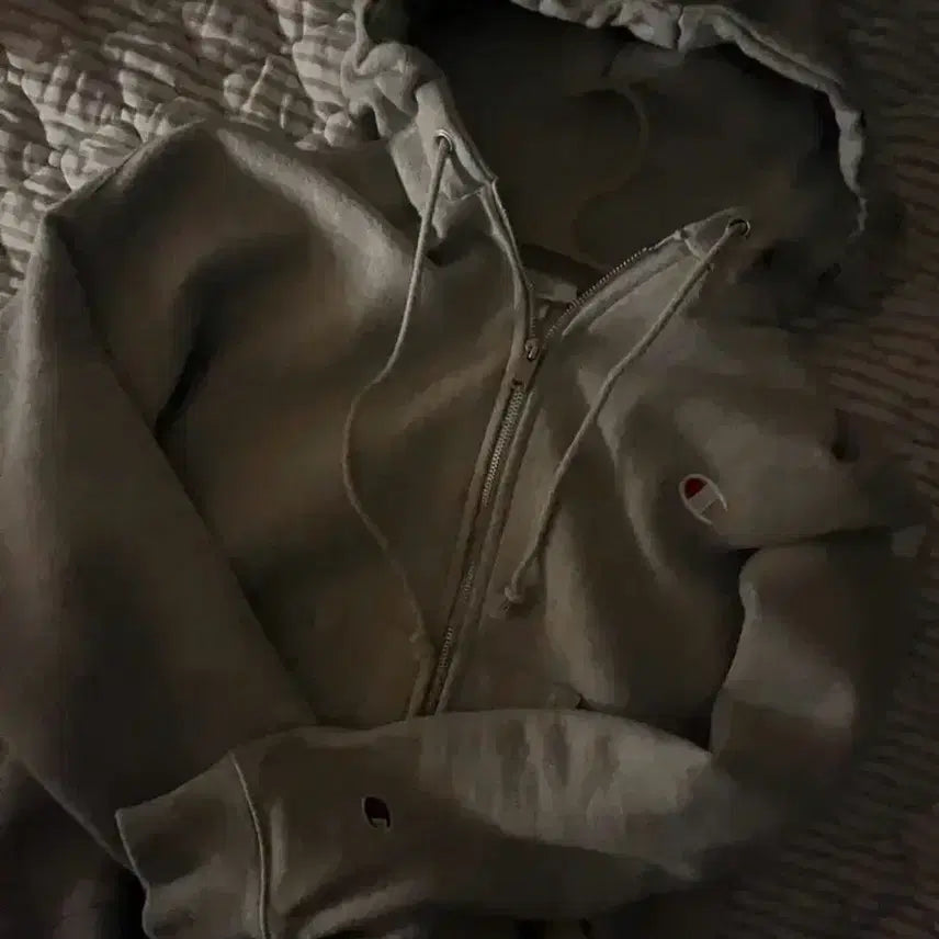 [BUNJANG] Champion Slim Fit Hoodie Zip-Up / 챔피온 슬림핏 후드집업