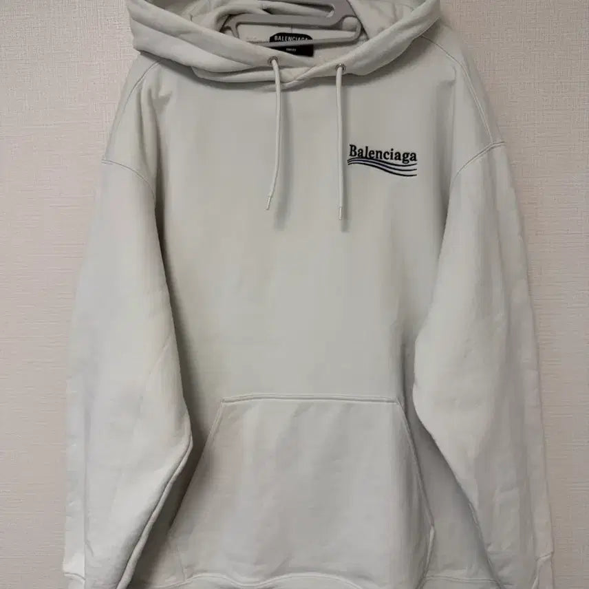 [BUNJANG] Balenciaga Wave Logo Hoodie Zip-Up XL / 발렌시아가 웨이브로고 후드집업