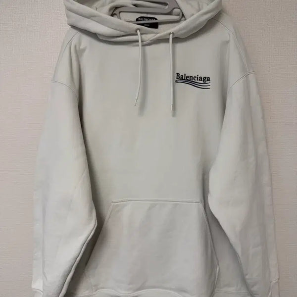 [BUNJANG] Balenciaga Wave Logo Hoodie Zip-Up XL / 발렌시아가 웨이브로고 후드집업