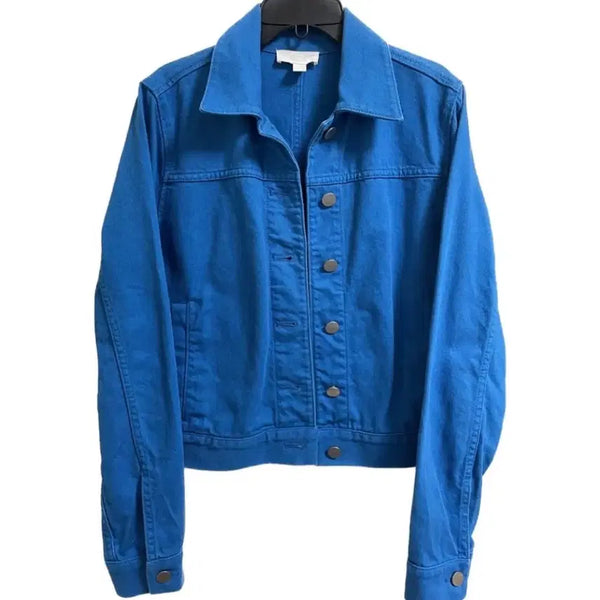 [BUNJANG] COS Blue Cotton Button Jacket XS / [COS] 코스 블루 코튼 버튼 자켓 XS |착용 2회