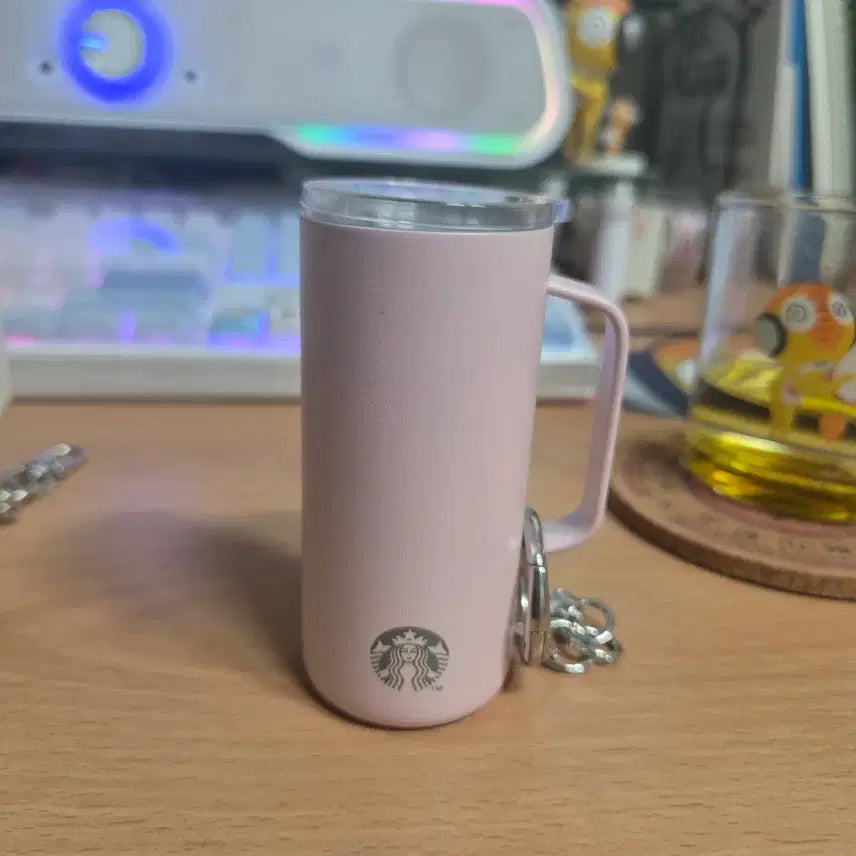 [BUNJANG] Starbucks Miniature Keyring (Pink) - Unsealed / 스타벅스 미니어처 키링 (핑크) 개봉품