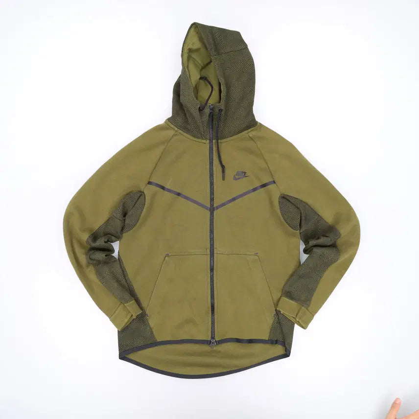 [BUNJANG] Nike Tech Pack Khaki Hooded Zip-Up Jacket M / M 나이키 테크팩 카키 후드집업 0805H