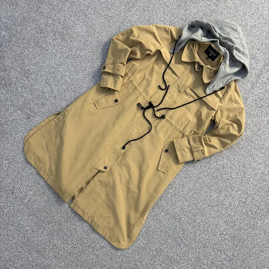 [BUNJANG] Egoist Women's Hooded Trench Jacket / M 에고이스트 여성 후드 트렌치 자켓 0805J2