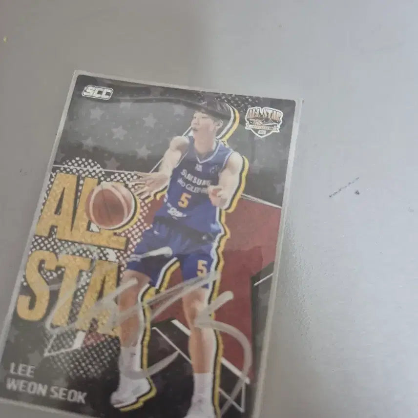 [BUNJANG] SCC All-Star Player Lee Won-seok Signed Card / SCC 올스타 카드 이원석 선수 사인