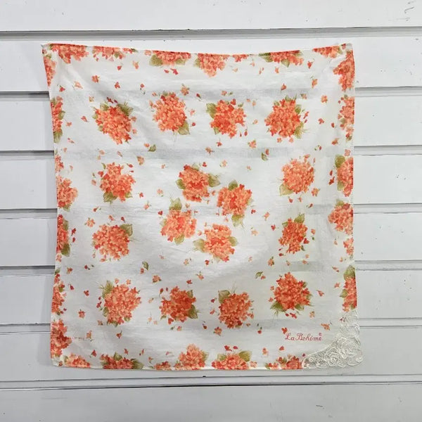 [BUNJANG] Flower Lace Point Handkerchief / 플라워  레이스포인트  손수건/보물찾기천사