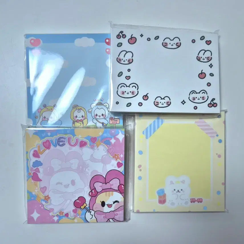 [BUNJANG] Memo Pad Set (4 Volumes) / 포용 떡메 4권 일괄 처분 판매
