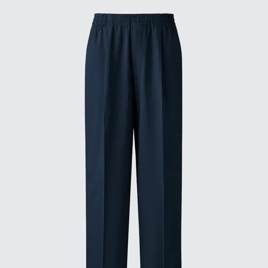 [BUNJANG] Uniqlo C Rayon Stretch Wide Pants Navy S / 유니클로C 감탄턱팬츠