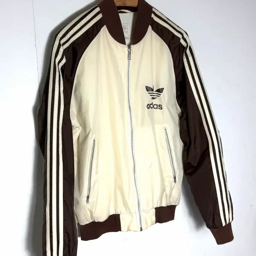 [BUNJANG] Adidas Vanilla Brown Jacket / 아디다스 자켓
