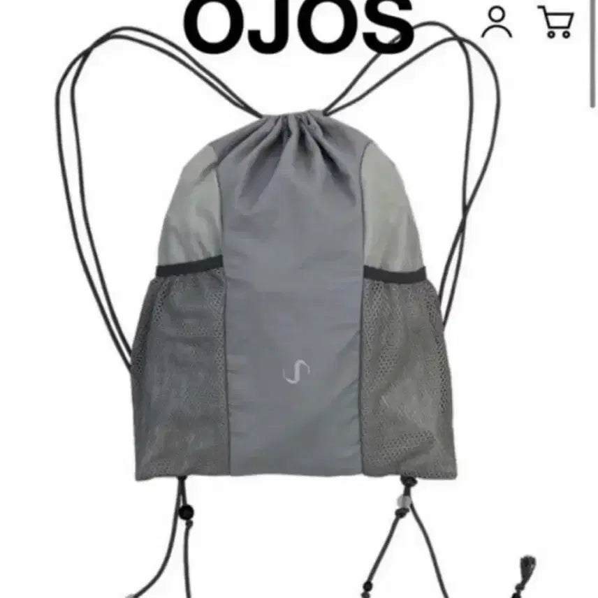[BUNJANG] OJOS Mesh Pocket String Gym Bag / 오호스 메쉬 포켓 스트링 짐색 OJOS 오호스 짐색 가방