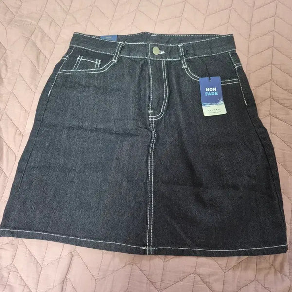 [BUNJANG] Raw Denim Skirt / [택o ,새거] 데님 생지 스커트