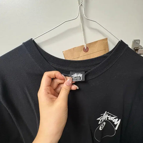 [BUNJANG] Stussy Short Sleeve T-Shirt Black M Size / 스투시 반팔 티셔츠 블랙 M 사이즈