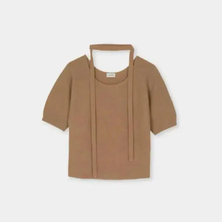 [BUNJANG] Modo Lady Tie Knit Camel / 모도 modo 샵모도 레이디 타이 니트 카멜