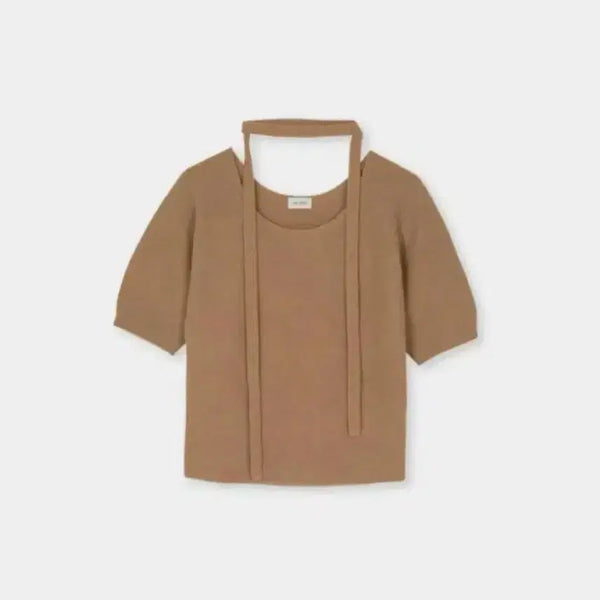 [BUNJANG] Modo Lady Tie Knit Camel / 모도 modo 샵모도 레이디 타이 니트 카멜