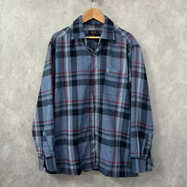 [BUNJANG] Daks Check Pattern Shirt Size 100 / 닥스 체크 남방 셔츠 100사이즈