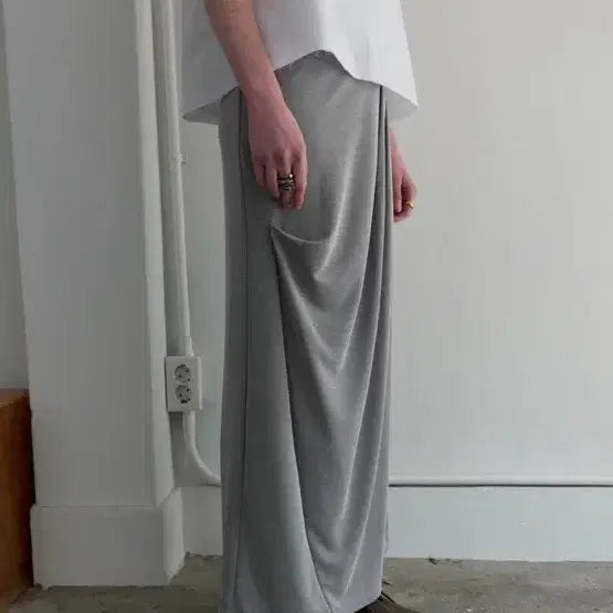 [BUNJANG] Faika Drape Skirt / 파이카 드레이프 스커트