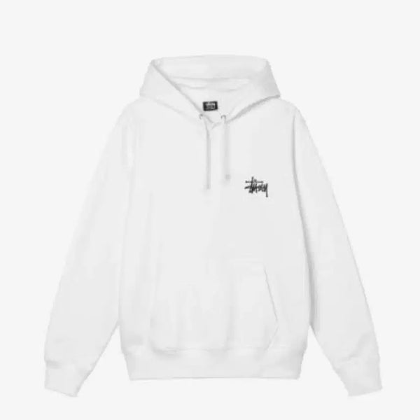 [BUNJANG] Stussy Basic Hoodie White L / [L] 스투시 베이직 후드 화이트