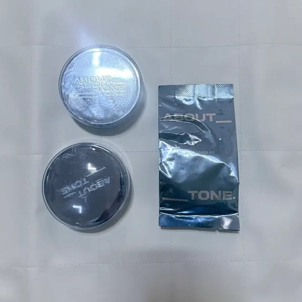 [BUNJANG] Abouttone Water Layer Fit Cushion SPF50+ PA++++ 21 Cool Light / 어바웃톤 워터 레이어 핏 쿠션 21 쿨라이트