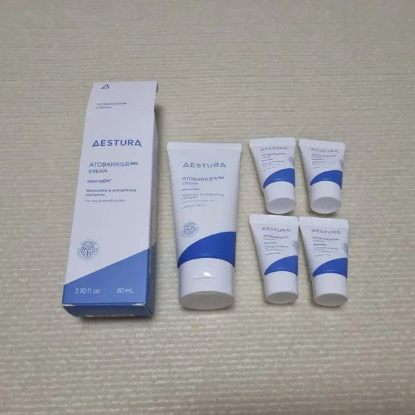 [BUNJANG] AESTURA Atobarrier 365 Cream 80ml + 40ml Set / 사진일괄) 에스트라 아토베리어 365 크림 80ml